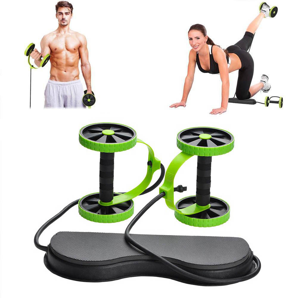 Home Gym Second - Tập Cơ Bụng Bánh Xe Đôi