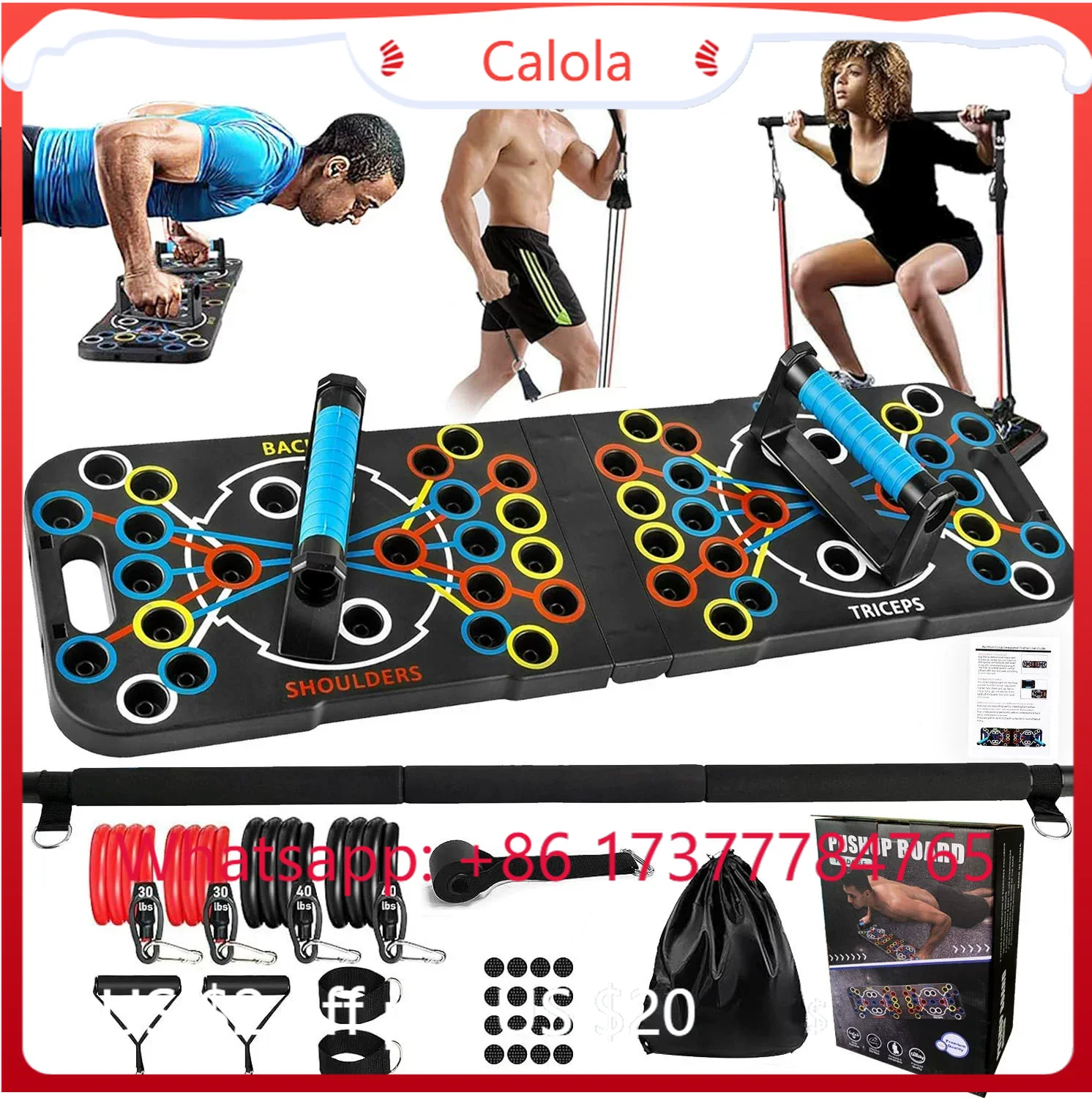 Multifunctional Push Up Board  - đánh giá và giá Home Gym Full Setup