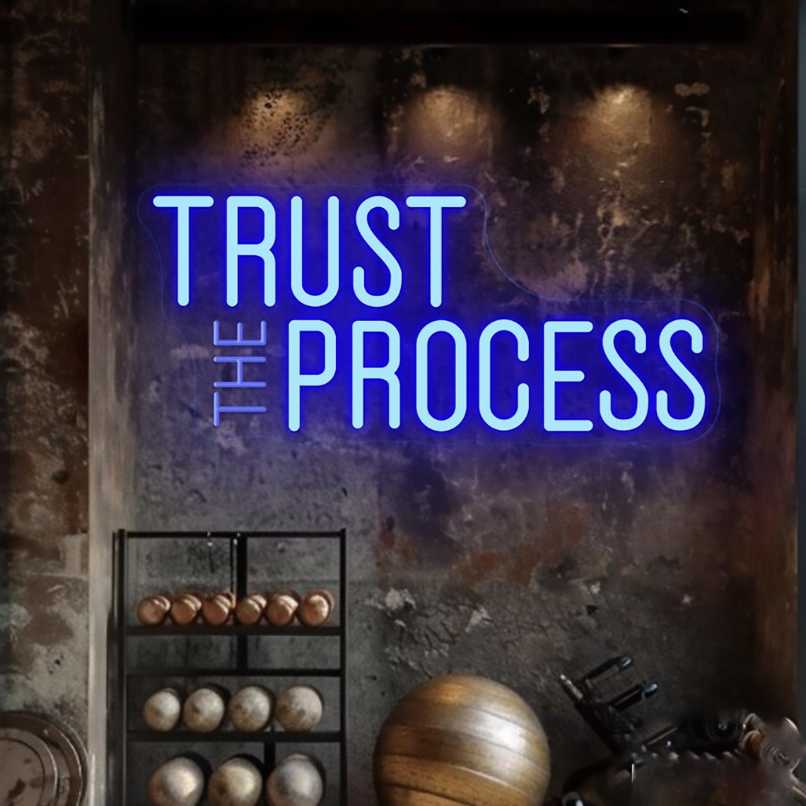 Trust The Process Neon Sign, C - đánh giá và giá Home Gym Custom