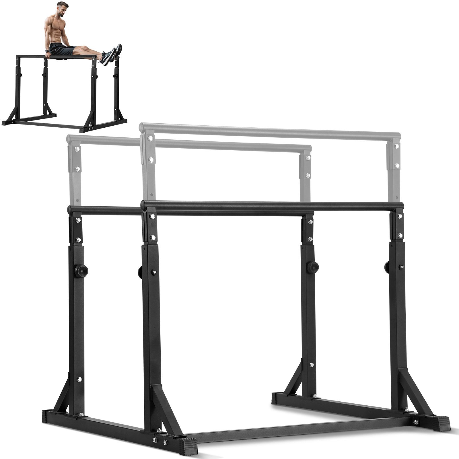 Dip Bar, 800 lbs Capacity, Hea - đánh giá và giá Dip Station Parallel