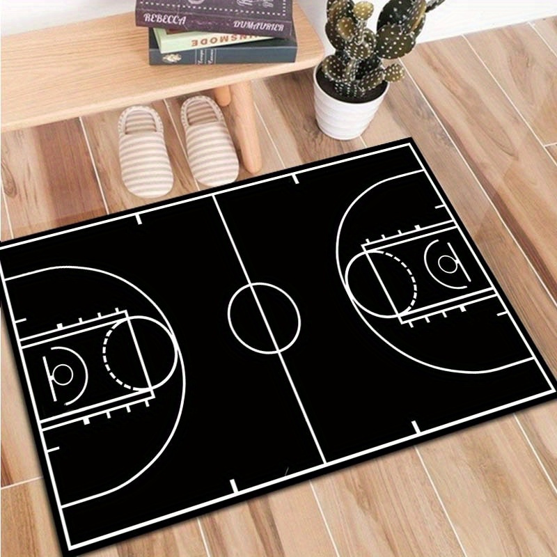 Black White Basketball Court F - đánh giá và giá Home Gym And Basketball Court