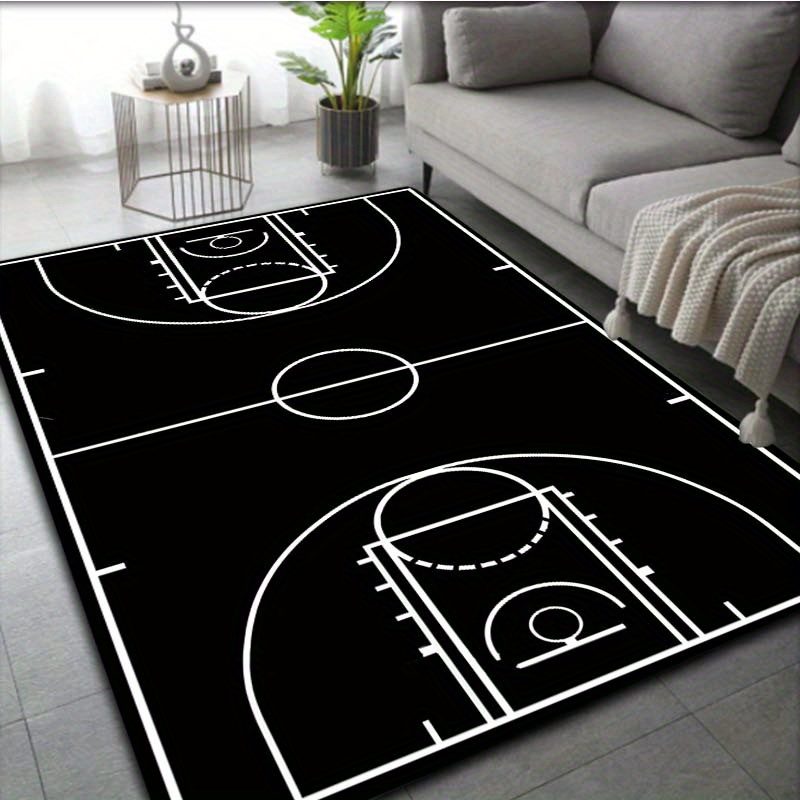 Black White Basketball Court F - đánh giá và giá Home Gym And Basketball Court