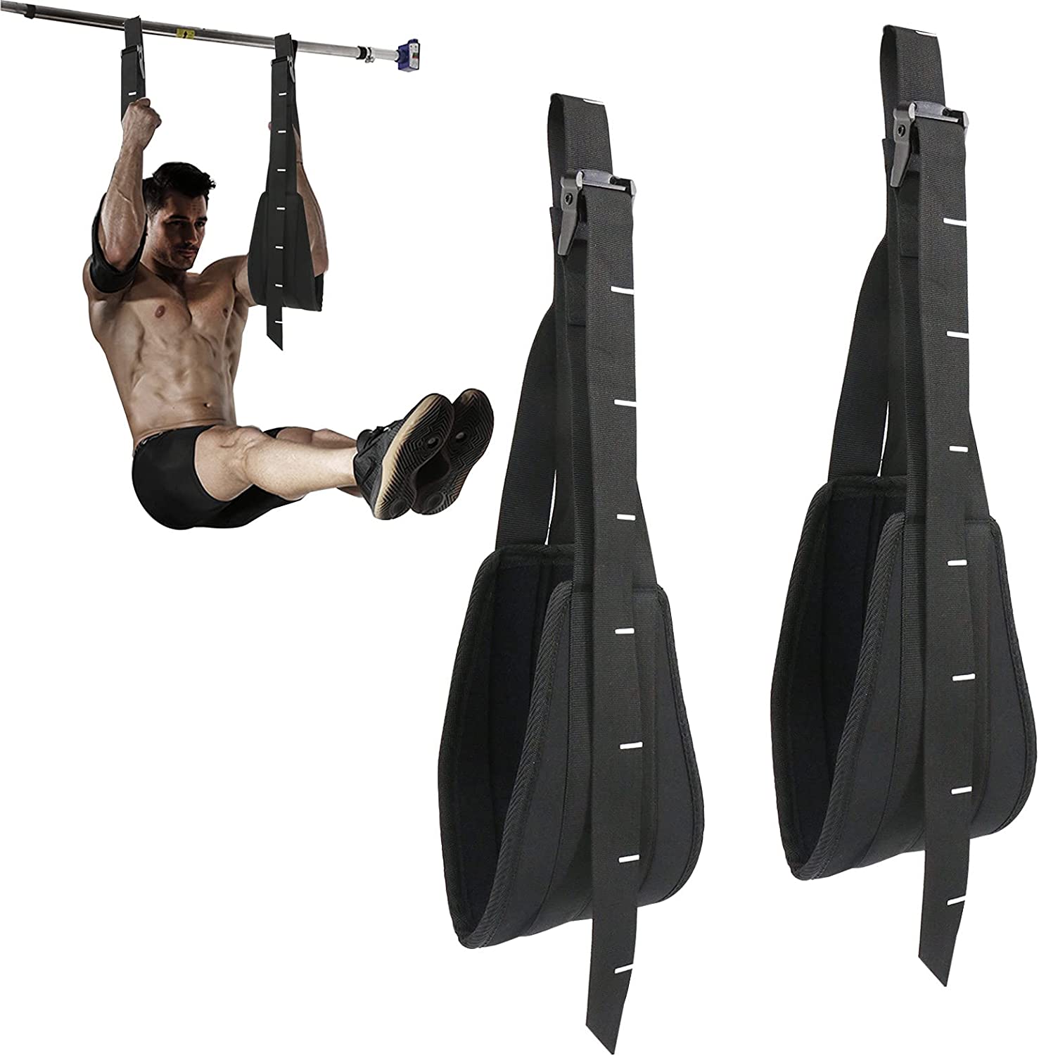 Adjustable Hanging Ab Straps w - đánh giá và giá Home Gym Second
