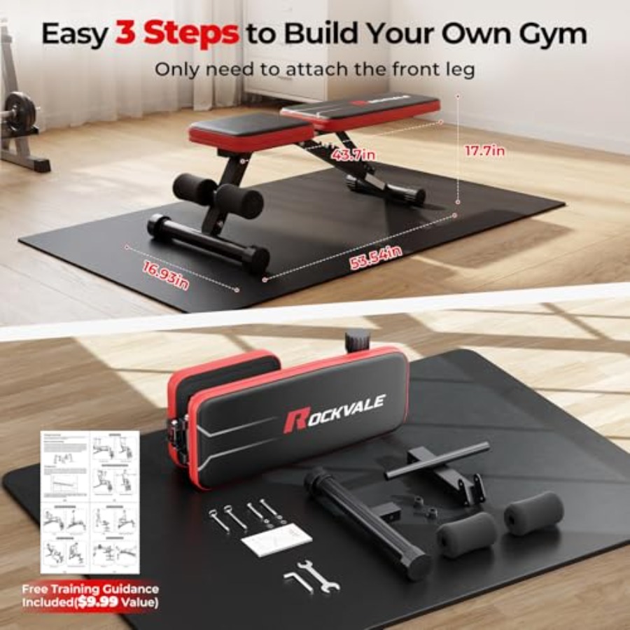 Home gym adjustable weight ben - đánh giá và giá Home Gym Design