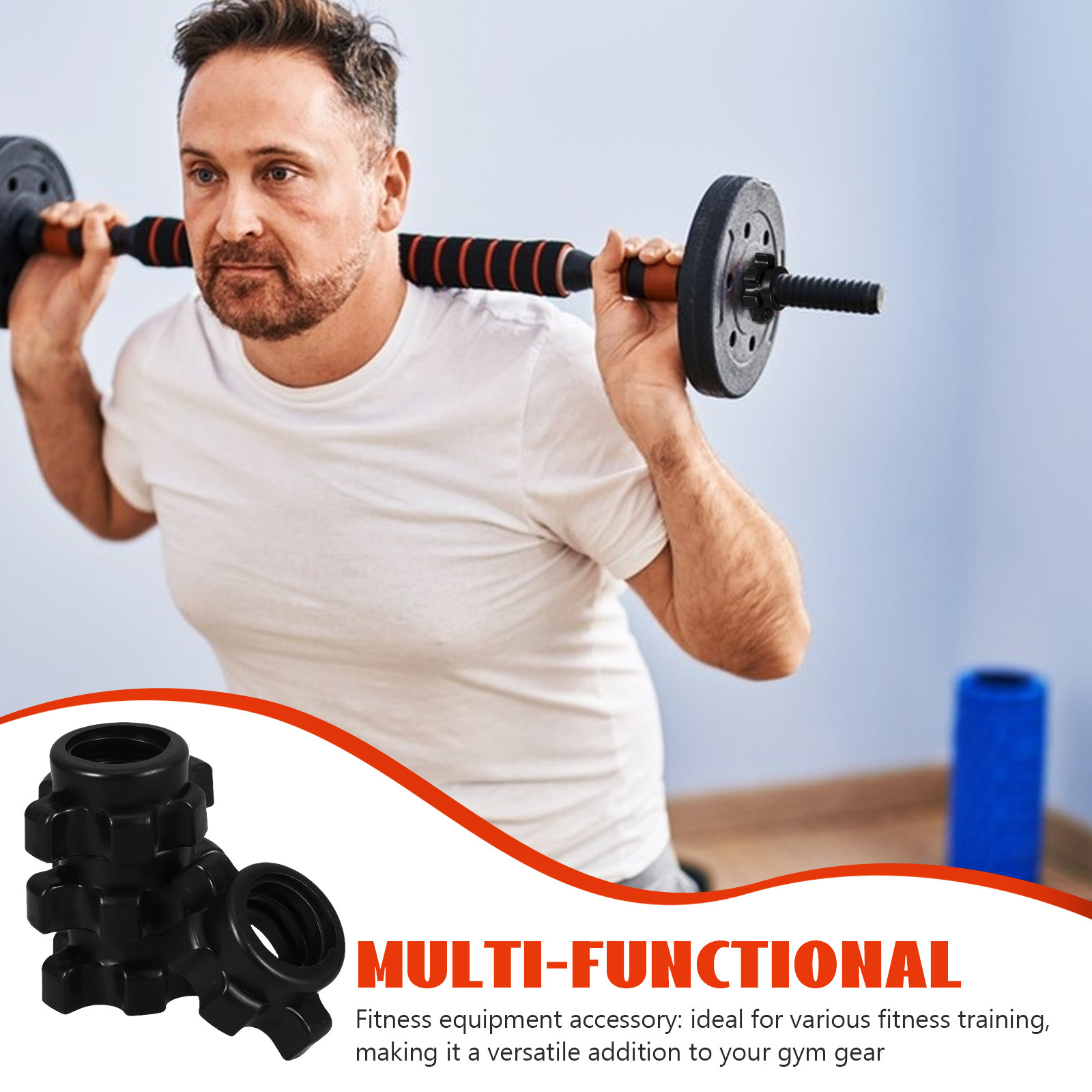 4 Pcs Plastic Nut Dumbbell Bar - đánh giá và giá Home Gym Garden